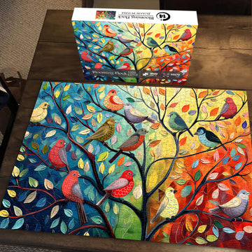 Blooming Flock jigsaw puzzle 1000 pieces